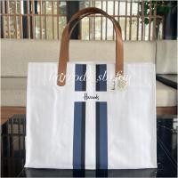 ราคา Harrods * พร้อมส่ง * Blue Logo Shopper Bag ของแท้ 100% จากอังกฤษ (22174725588)