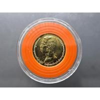 ราคา เหรียญพระรูป(รัชกาลที่ 5) เนื้อกะหลั่ยทอง ที่ระลึกครบ 100 ปี สภากาชาดไทย พ.ศ.2536 พร้อมบรรจุตลับ สวยงาม (45107243826)