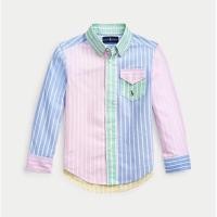 ราคา เสื้อเชิ้ต Ralph Lauren Childrenswear Striped Cotton Oxford Fun Shirt (10229225376)