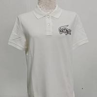 ราคา Lacoste เสื้อโปโลหญิง รุ่น Women's Lacoste Regular Fit Crocodile Print Cotton Pique Polo Code: PF2722 10 001 (ตำหนิ) (24759091336)