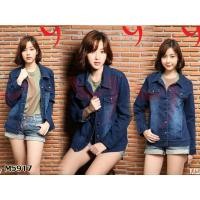 ราคา แจ๊คเก๊ตยีนส์,เสื้อยีนส์,เสื้อคลุมยีนส์ M5917 (8751395213)