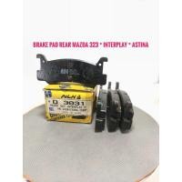 ราคา Mazda 323 Interplay Astina D3031 ผ้าดิสก์เบรกล้อหลัง Mazda 323 / Interplay / Astina MK Kashiyama ยี่ห้อกล่องสีเหลือง (48302036965)