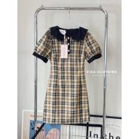 ราคา VISA CLOTHING ♥️เดรสลายสก๊อตโทนน้ำตาล วิ้งๆ (22831506646)