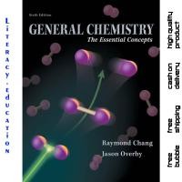 ราคา GENERAL CHEMISTRY THE ESSENTIAL CONCEPTS SIXTH EDITION RAYMOND CHANG (46352953575)