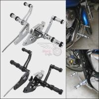 ราคา Motorcycle 4" Forward Control Footpegs For Kawasaki Vulcan 900 VN900 B D Classic / LT VN900C Custom (56556099689)