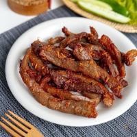 ราคา หมูแดดเดียว หมูสันคอแดดเดียว 200 กรัม แหนมคุณวกุล (29036092844)