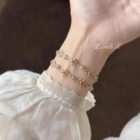 ราคา ล & เค [เงินบริสุทธิ์ 999.9] สร้อยข้อมือทองทาสีสร้อยข้อมือเงินแท้สีสันสดใสเคลือบสไตล์จีน 25 (55856145456)