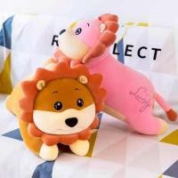 ราคา หมอนผ้าห่ม ตุ๊กตามีผ้าห่มในตัว น้องสิงโต ผ้านาโนลายน่ารัก ขนาดผ้าห่ม100*150 cm. (29241529388)