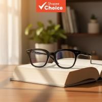 ราคา แว่นตาทรงสี่เหลี่ยมสไตล์เกาหลี Unisex เลนส์กรองแสงสีฟ้าสไตล์เรโทร (29392754017)