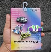 ราคา Set Charm Toy Story Buzz Lightyear, cross Toy Story Buzz Lightyear รองเท้าแตะอุปกรณ์ตกแต่ง, jibbitz buzz lightyear Charm (41703447355)