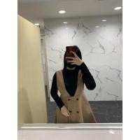 ราคา เอี๊ยมกระโปรงสีน้ำตาล ไซส์L (เฉพาะเอี๊ยม) (10755005810)