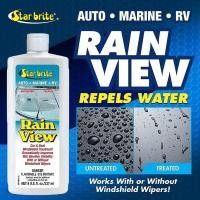 ราคา Star Brite 88708 Rain View น้ำยาเคลือบกระจกกันน้ำฝนเกาะ 8 ออนซ์ Water Repellent for Glass Windshields (47805633602)