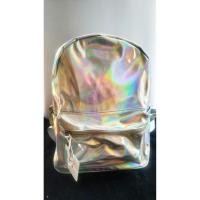 ราคา กระเป๋าเป้ สีเงินสะท้อนแสง สีประกายรุ้ง (3329900988)