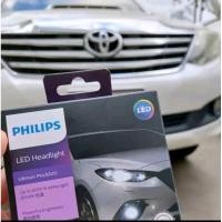 ราคา ส่งฟรี หลอดไฟ LED ฟิลลิบ ขั้ว H4 & H11 ความสว่าง 6000K สว่างกว่าหลอดเดิม 150% (22570871917)