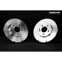 ราคา RUNSTOP รันสตอป brake disc จานเบรคหน้า แบบเรียบ ขนาดเดิม284 Mercedes Benz รุ่น W202 C220 C280 ราคาต่อคู่ เบรก (17597314537)