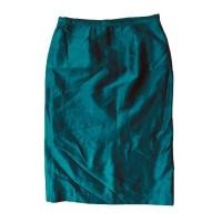 ราคา กระโปรง ผ้าไหม สีเขียวหัวเป็ด (13533074776)