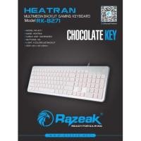 ราคา Razeak RK-8271 HEATRAN คีย์บอร์ดเกมมิ่ง LED 3 สี ปุ่ม Chocolate (1557327610)