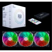 ราคา พัดลมไฟRGB Fire Dance RGB /PACK3 (1254880052)