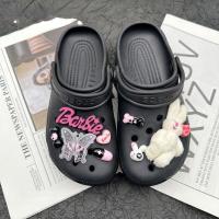 ราคา แฟชั่นกระต่าย Jibitz ชุดตุ๊กตาบาร์บี้สีชมพู jibits การออกแบบผีเสื้อ Jibits Charm สําหรับผู้หญิงรองเท้าอุปกรณ์เสริม Charms Pin ตกแต่ง (25282343301)