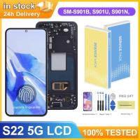 ราคา AMOLED S22 สําหรับ Samsung ทดสอบสําหรับ S22 5G S901B S901U S901W S901N S901E จอแสดงผล LCD Touch Screen Digitizer Assembly Replacement (56257731564)