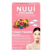 ราคา NUUI Collagen หนุย คอลลาเจน 10,000มก. (ขนาด 6 ซอง) ของแท้ 100% (9101311100)
