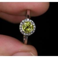 ราคา แหวนเงินแท้ 925 พลอยบุษราคัม Sapphire น้ำหนัก 1.54 กะรัต สวยไฟดีค่ะ (1486994639)