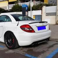 ราคา For Benz SLK R171 Rear Trunk Lip Spoiler Boot Wings For Benz SLK 200 SLK 35 Class R171 2005-2010 AB (46653003149)
