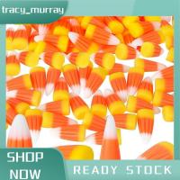 ราคา tracy_murray 50 PCS ฮาโลวีนเรซิ่น Candy Corn ประดิษฐ์ 3D Candy ข้าวโพดลูกปัด As Shown Fall Faux ข้าวโพดปลอม Scrapbooking Embellishments (52202036887)