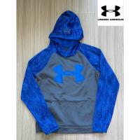 ราคา SALEงานตำหนิเป็นรูแขนซ้ายแขนขวาUnder Armour สเวตเตอร์ ฮู้ดรุ่นStormColdgear FleeceBigLogoSIZEYXLเด็กโตสภาพ95%อก36ยาว24 (51506643913)