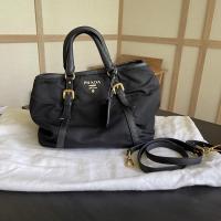 ราคา [BU220402804] Prada / Nylon Tessuto Shoulder Bag (20108805404)