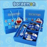 ราคา ชุดเซท ถ้วย + ช้อน + ตะเกียบ โดเรม่อน & คิตตี้ (2438397401)
