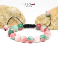ราคา หินฮกลกซิ่ว หินหยก 3 สี Hok lok Xiu 10 มิล กำไลหิน เชือกถัก ปรับขนาด เสริมให้ร่ำรวยเงินทอง By.Meechok (6516073461)