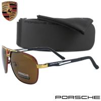 ราคา Polarized แว่นกันแดด แฟชั่น รุ่น PORSCHE UV 8521 C-4 สีแดงเลนส์ชา แว่นตา ทรงสปอร์ต วัสดุ PC ( เลนส์โพลาไรซ์ ) (3074457863)