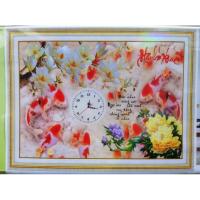 ราคา ภาพวาดเพชรของนาฬิกาปลาคาร์พ มีความสุข (มีกาวในตัว) วว9693 (52757750316)
