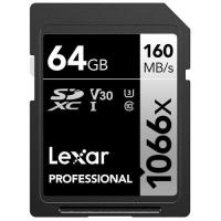 ราคา Lexar Professional 1066x SDXC 64GB สูงสุด 160/120 MB/s (26201977751)
