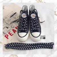 ราคา READY - เชือกผูกรองเท้า Daisy Flower 1 คู่ เชือกผูกรองเท้า สีดํา Peaceminusone GD Gdragon PMO 140 ซม. (56502171773)