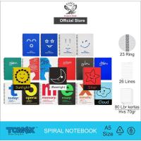 ราคา TOMEX Spiral Notebook / Notebook Diary Spiral Notebook A5 80 แผ่น (52252757501)