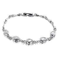 ราคา TANITTgems สร้อยข้อมือทองคำขาว ประดับเพชรรูปหยดน้ำ รุ่น TNBG112  #1121 (453217809)