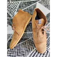 ราคา รองเท้าบูทผู้ชายมือสองหนังกลับสีน้ำตาล หุ้มข้อแบบผูกเชือก หัวมน แบรนด์ Fred perry size 11us เท้ายาว 28-29 cm ใส่ได้ค่ะ (27106071073)