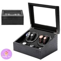 ราคา watch winder 4+6เรือน ตู้เก็บนาฬิกา ตู้นาฬิกาออโตเมติกแบบหมุน กล่องเก็บนาฬิกา กล่องหมุนนาฬิกา (4626149712)
