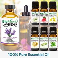 ราคา USA น้ํามันหอมระเหยบริสุทธิ์ Peppermint Lavender Grapefruit Tea Tree Lemon (53404536389)
