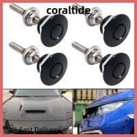 ราคา CORALTIDE 2/4 ชิ้นปุ่มกด Universal Latch คลิปรถอุปกรณ์เสริมกันชนหน้า Hood Pin (55107160515)