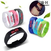 ราคา Bhp ผู้ชาย ผู้หญิง แฟชั่น ซิลิโคน สีแดง LED กีฬา สร้อยข้อมือ สัมผัส นาฬิกาข้อมือดิจิตอล (19790559861)