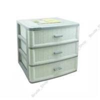 ราคา กล่องเก็บของ กล่องลิ้นชักอเนกประสงค์ลายหวาย 3 ชั้น Keyway /CR-663 (41756951278)
