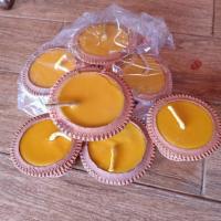 ราคา เทียนประทีปดินเผา เทียนถ้วยดินเผา ถ้วยทรงสูงตั้งได้ แพ็ค 1 ถุงมี 10 ถ้วย ขนาด กว้าง 9 ซม.สูง 7 ซม. สำหรับลอยกระทง (6658009052)