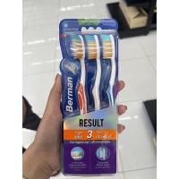 ราคา แปรงสีฟัน เบอร์แมน Berman Result แพ็ค3ด้าม และ 1 ด้าม (3229574716)