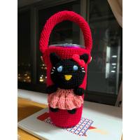 ราคา ถุงใส่แก้วเยติ คิตตี้ แมวดำ kitty ไหมพรม ถักโครเชต์ ขนาด20, 30 ออนซ์ (25707903606)