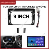 ราคา 9 นิ้วสําหรับ Mitsubishi Triton L200 2019 2020 รถวิทยุ Android สเตอริโอ GPS MP5 ผู้เล่นปลอกกรอบ 2 Din หัวหน่วย Fascia ฝาครอบ (27733251544)