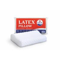 ราคา หมอนหนุนยางพารา ทิวลิป Latex Pillow แบบแน่น ถุงแดง (2017831218)