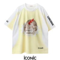 ราคา iCONiC OSCAR T-SHIRT OVERSIZE #203040 สีเหลือง เสื้อยืด กีฬา พิมพ์ลาย ลูกแมว KITTEN เสื้อบอล (27912859393)